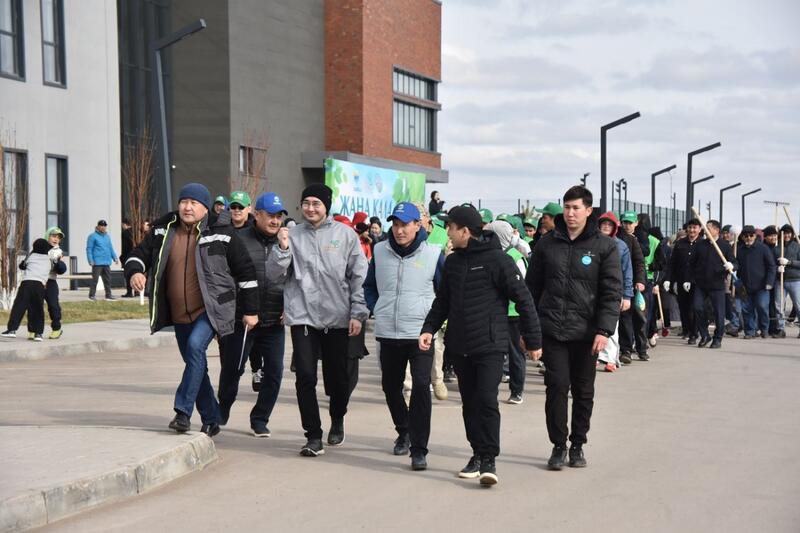 Тысяча горожан поддержала акцию «Таза Қазақстан» на масштабном экоплоггинге в Косшы