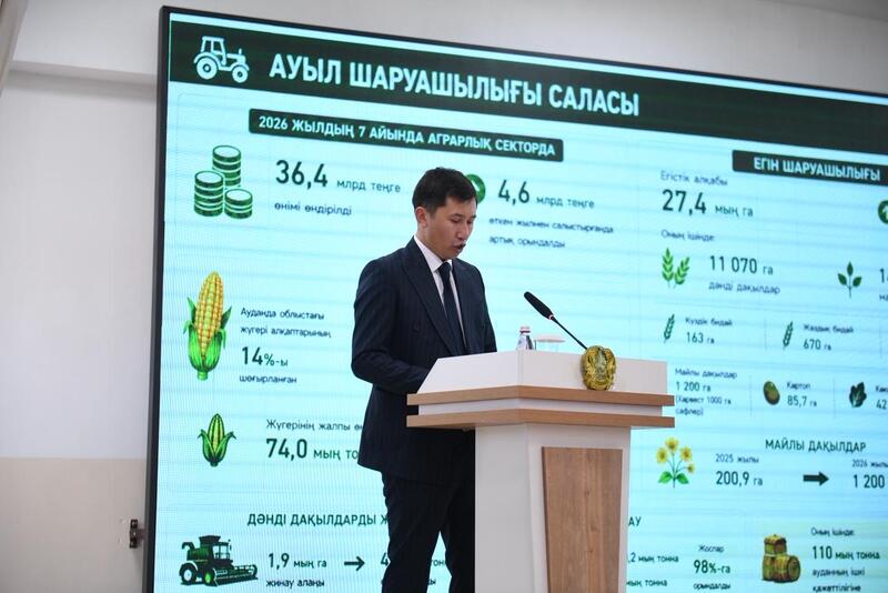 В Уйгурском районе с начала года произведено сельскохозяйственной продукции на 36,4 млрд тенге