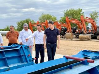 ТУРКЕСТАН: ПРОИНСПЕКТИРОВАНА РАБОТА ПРОИЗВОДСТВЕННО-ТЕХНИЧЕСКОЙ БАЗЫ УЧРЕЖДЕНИЯ