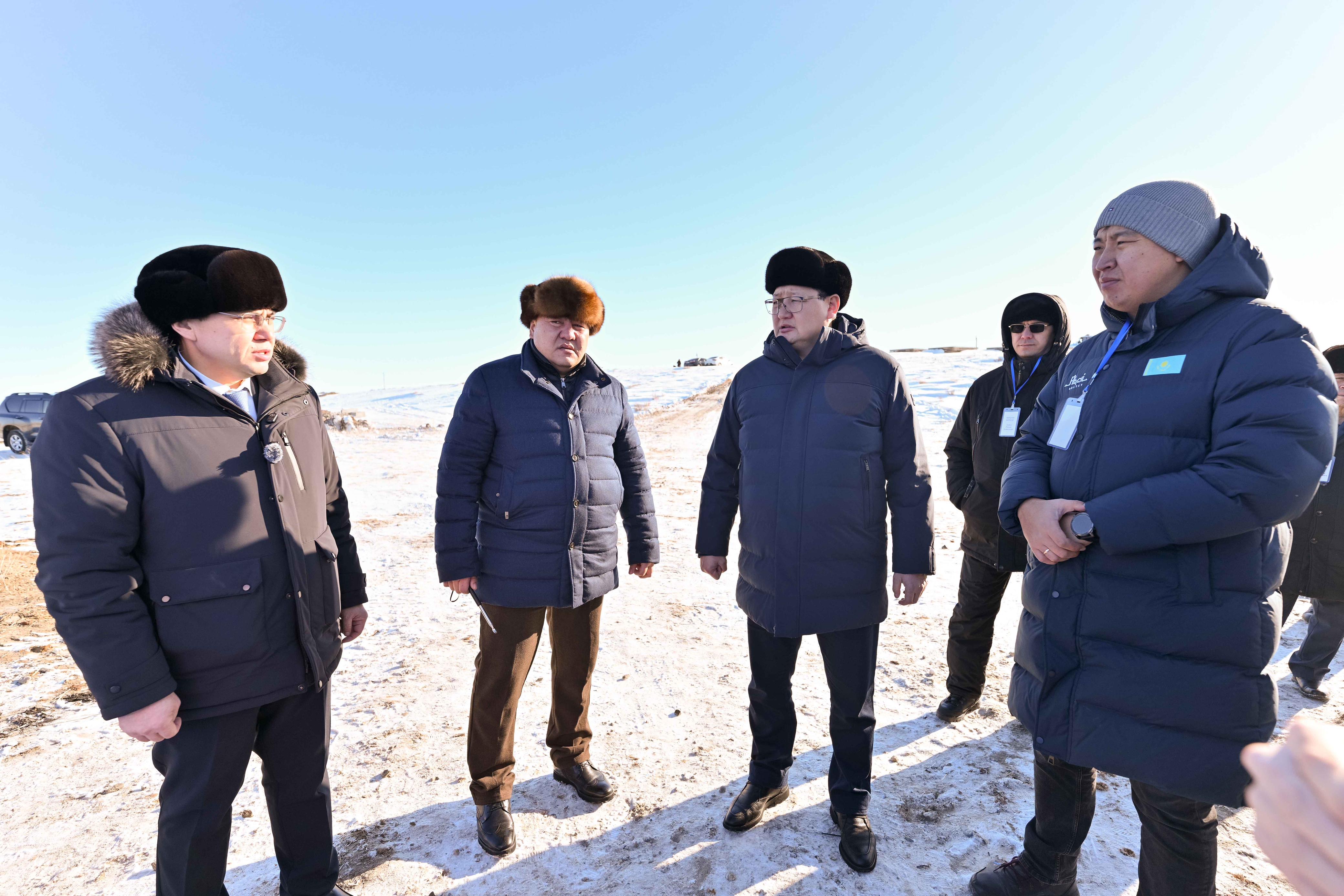 В селе Кенгирбай би Абайского района проводится реконструкция системы водопровода