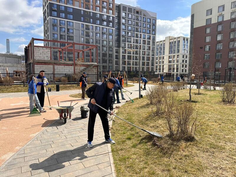 «Таза Казахстан»: порядка 7 тыс. столичных строителей присоединились к экологической акции