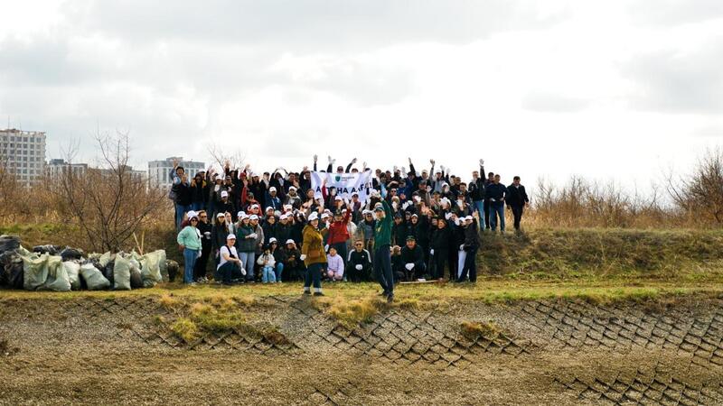 Более тысячи банкиров поддержали экологическую акцию «Таза Қазақстан» в Астане