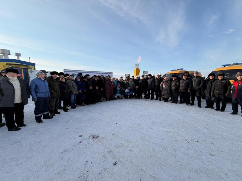 100 км газовых сетей: Караоткель Целиноградского района подключили к голубому топливу раньше срока