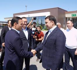 ДЕЛЕГАЦИЯ ТУРКЕСТАНСКОЙ ОБЛАСТИ ПРИБЫЛА НА МЕЖДУНАРОДНЫЙ БИЗНЕС-ФОРУМ В УЗБЕКИСТАН