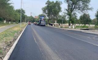 Завершается ремонт самой длинной улицы в Казахстане – улицы им. Конаева в Текели