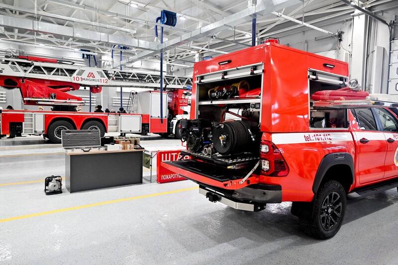 В Петропавловске открыли пожарное депо