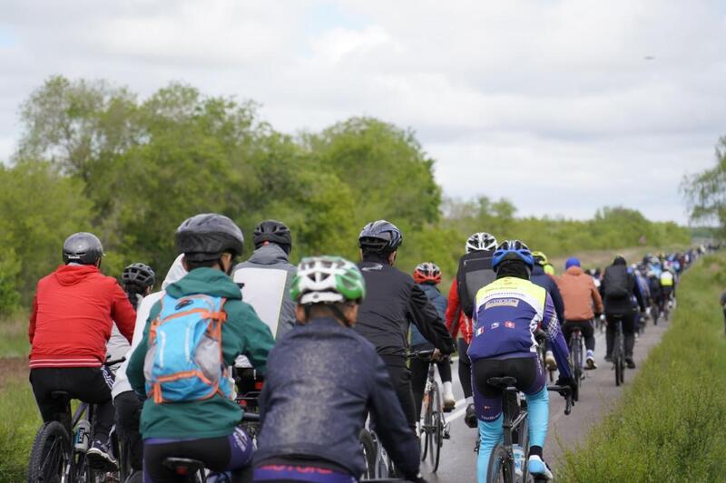 «Астана - город без наркотиков»: в столице прошел массовый велопробег