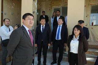 В Мангистау в соответствии с поручением Президента идет строительство школы-интерната колледжа для одарённых в спорте детей