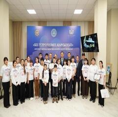 Түркістанда «Біз терроризмге қарсымыз!» тақырыбында сурет салудан байқау өткізілді