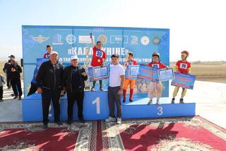 В Талдыкоргане в рамках празднования Дня города прошли традиционные скачки байга