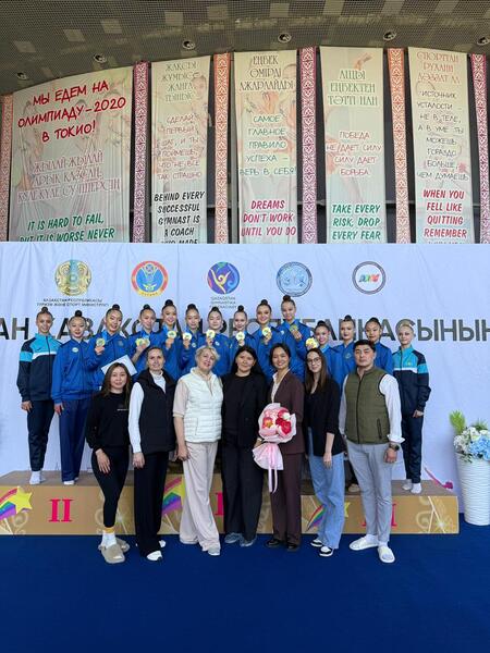 Спортсменки из Астаны стали лучшими на чемпионате страны по художественной гимнастике