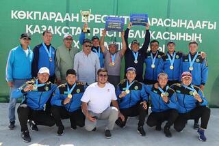 Команда «Әулиеата» в 16-й раз стала чемпионом Казахстана по кокпару