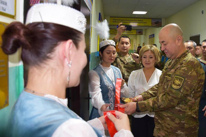 В Военном институте Сухопутных войск открыли учебный класс имени Бауыржана Момышулы