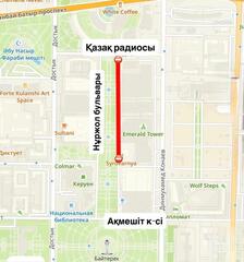 На водно-зеленом бульваре «Нуржол» в Астане идет ремонт