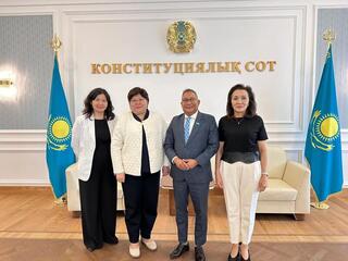 Председатель Конституционного Суда встретилась с Представителем ЮНИСЕФ в Казахстане