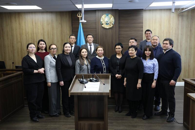 Магистранты Академии правосудия при Высшем Судебном Совете посетили Специализированный межрайонный суд по уголовным делам города Астаны