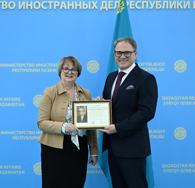 В МИД Казахстана состоялась встреча с Послом Великобритании в связи с предстоящим завершением её дипломатической миссии