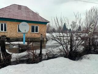В районе Алтай подтопило 2 двора