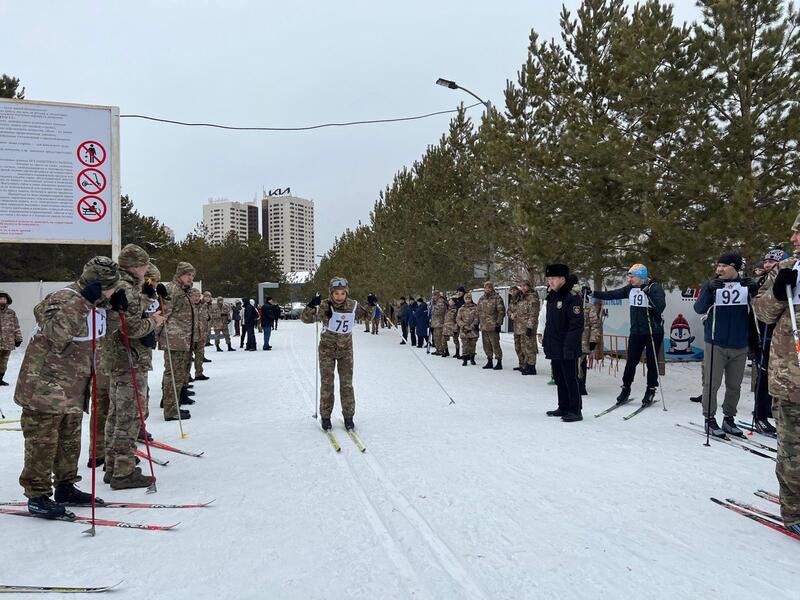 В Астане подвели итоги чемпионата по лыжному спорту среди подразделений оборонного ведомства