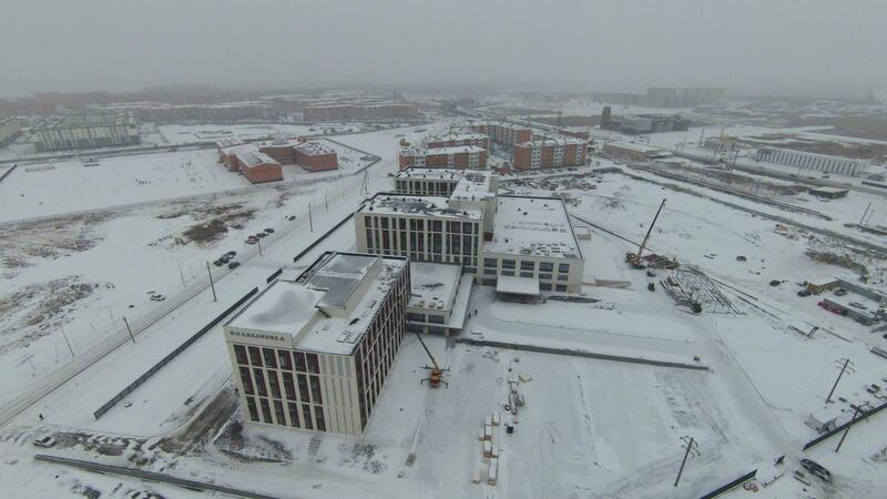 В Косшы завершается строительство поликлиники на 1000 посещений в сутки