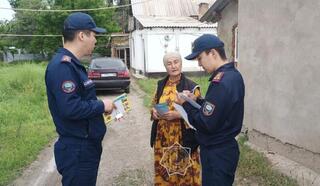 В Жамбылской области проводятся профилактические мероприятия по пожарной безопасности