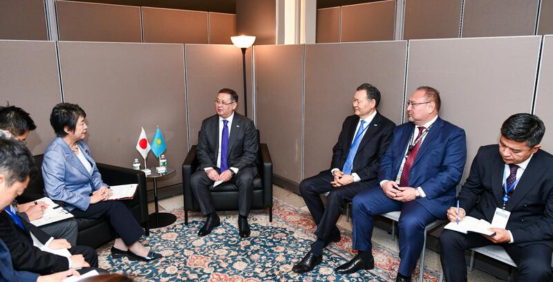 Главы МИД Казахстана и Японии обсудили вопросы двустороннего сотрудничества