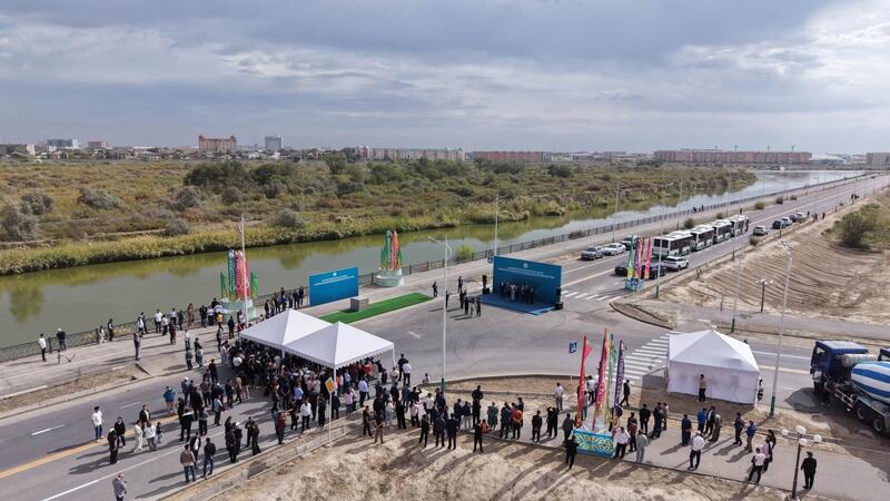 Заложена капсула строительства нового моста через Сырдарью