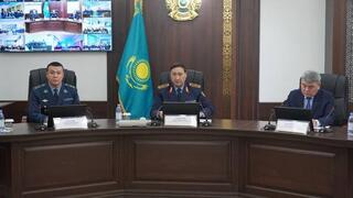 Заместитель министра внутренних дел провел встречу с личным составом в СКО