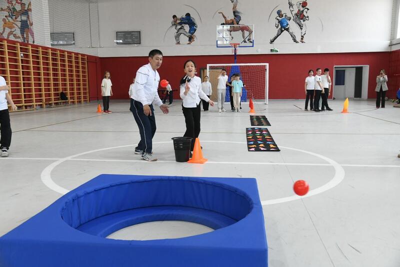 «Таза Қазақстан»: спортивный праздник для особенных детей провели в столичной школе