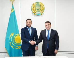 НУРАЛХАН КУШЕРОВ ВСТРЕТИЛСЯ С ПРЕДСТАВИТЕЛЯМИ ИНВЕСТИЦИОННОЙ КОМПАНИИ КАТАРА POWER INTERNATIONAL HOLDING