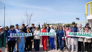 Более 400 деревьев высажено в столичном жилом массиве Уркер