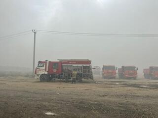 В Алматинской области продолжаются работы по ликвидации возгорания на полигоне твёрдых бытовых отходов