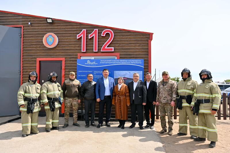 Аким области посетил пожарный пост в селе Бөкенші