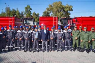 ТУРКЕСТАН: В ТЮЛЬКУБАСЕ ПРЕДСТАВИТЕЛИ КОММУНАЛЬНОЙ СФЕРЫ ПОЛУЧИЛИ НОВУЮ ТЕХНИКУ