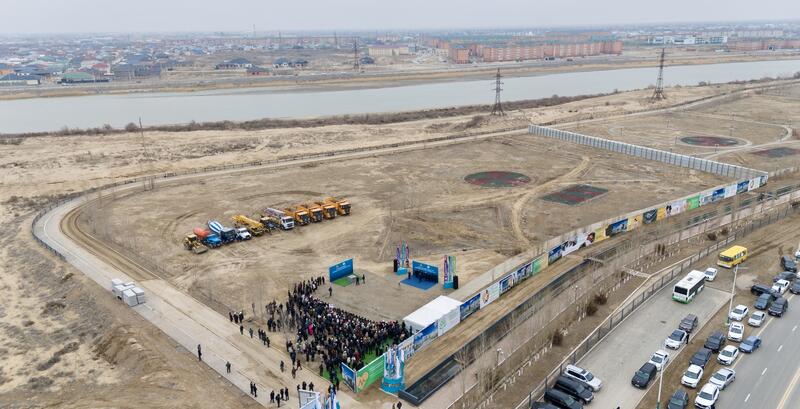 В Кызылорде заложен фундамент перинатального центра на 200 мест