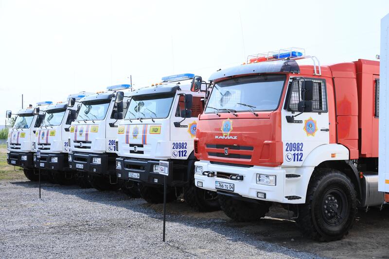 В Мартуке заработала обновлённый пожарный пост