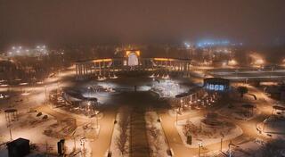 Глава региона ознакомился с ходом реконструкции Президентского парка