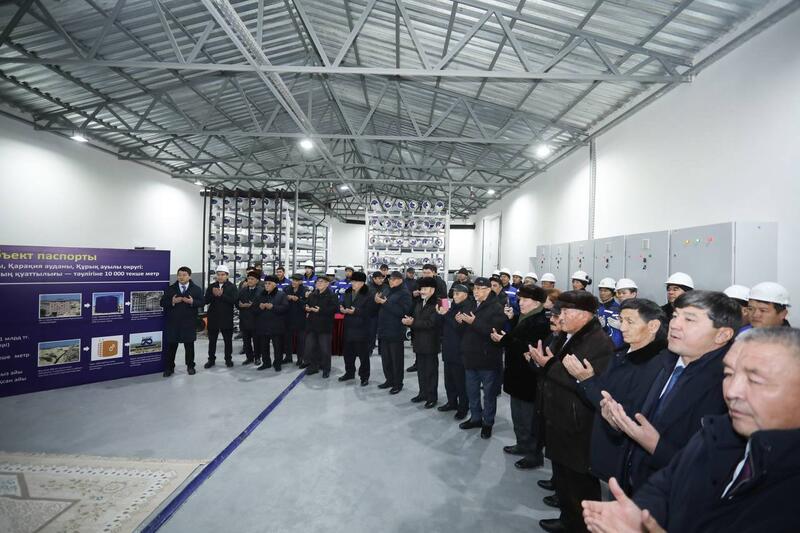 В селе Курык запущен новый опреснительный завод