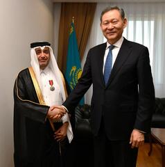 В МИД Казахстана приняли Посла Катара по случаю завершения его дипломатической миссии