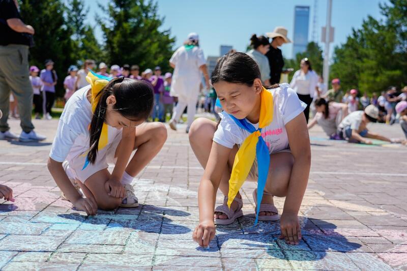 В Астане прошла масштабная экологическая акция «Земля – наш общий дом»