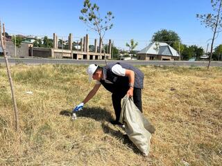 В ШЫМКЕНТЕ ПРОШЛА АКЦИЯ «ТАБИҒАТЫМ БАЙЛЫҒЫМ»