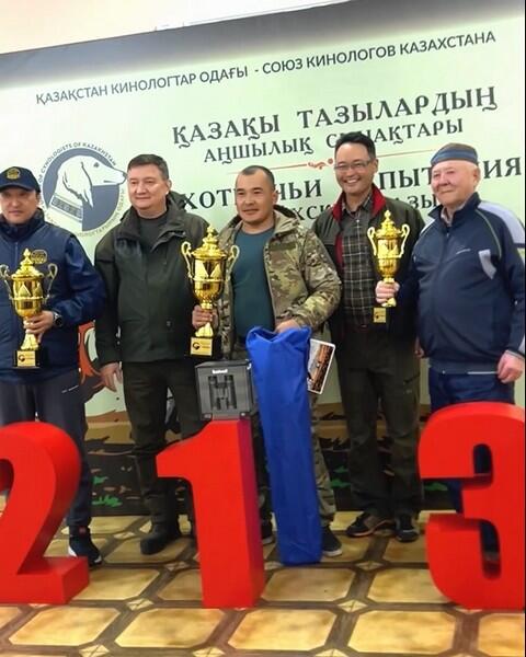 Тазы по кличке Сұңқар стал лучшим на испытаниях в Осакаровском районе