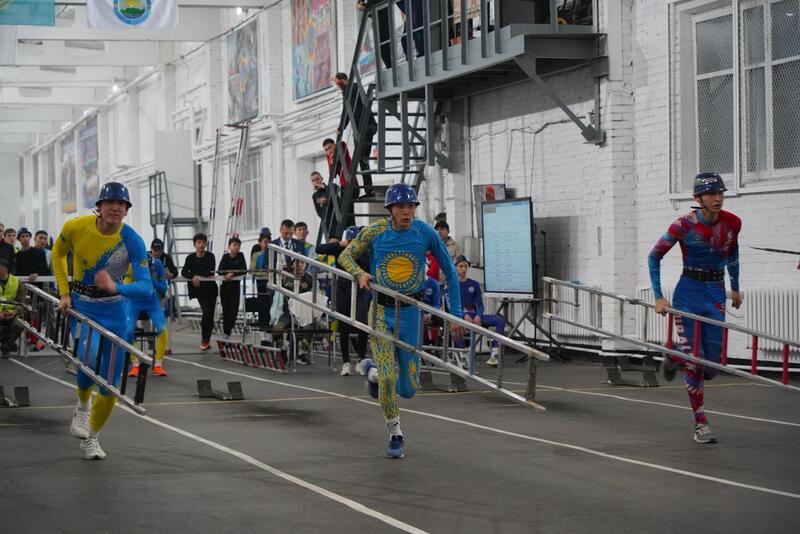 Итоги первого дня зимних чемпионатов МЧС РК по пожарно-спасательному спорту