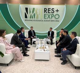 Встреча Председателя Комитета экологического регулирования и контроля Е.С. Кожикова с делегацией Муниципального бюро экологии и окружающей среды города Шэньчжэнь