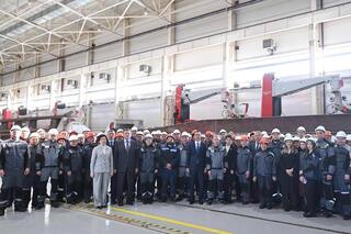 В преддверии всенародного референдума, который состоится 15 марта, в регион с рабочим визитом прибыл Председатель Сената парламента Маулен Ашимбаев