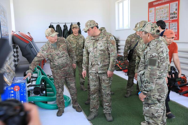 В селе Алимбетовка открыт новый пожарный пост в рамках программы «Ауыл құтқарушылары»