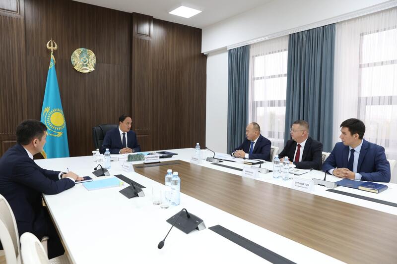 Ербол Карашукеев принял председателя ревизионной комиссии