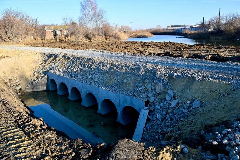 В Петропавловске завершаются все этапы строительства обводного канала