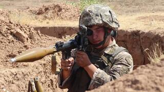 Боевые стрельбы: на полигоне «Дарбаза» отделения повышают уровень боевого слаживания