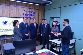ПОДГОТОВКА ИНЖЕНЕРНЫХ КАДРОВ: ВИЦЕ-МИНИСТР ЭНЕРГЕТИКИ ПОСЕТИЛ КАМПУС HERIOT-WATT KAZAKHSTAN
